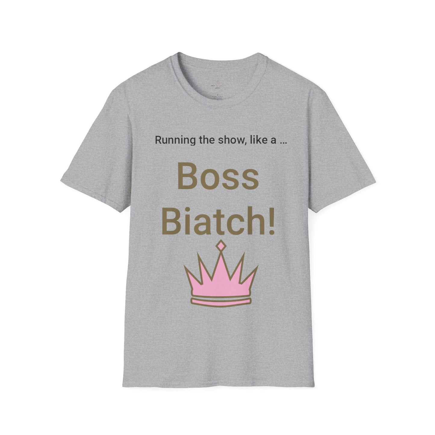 Printify T-Shirt Sport Grey / S Boss Biatch T-Shirt